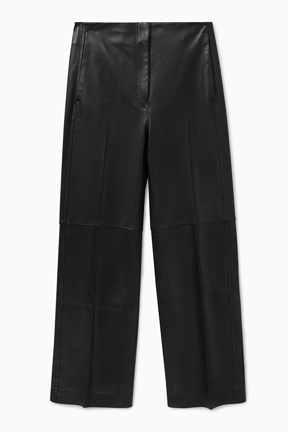 WIDE-LEG LEATHER TROUSERS | COS (EU)