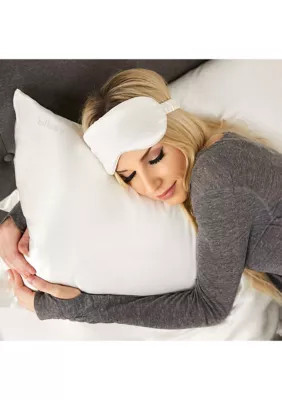 Blissy Pure Mulberry Silk Sleep Mask, White | Belk