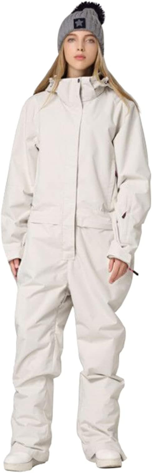YEEFINE Women's Ski Suit One Piece Snowsuits Jumpsuits Winter Waterproof Snowboard Suits | Amazon (US)