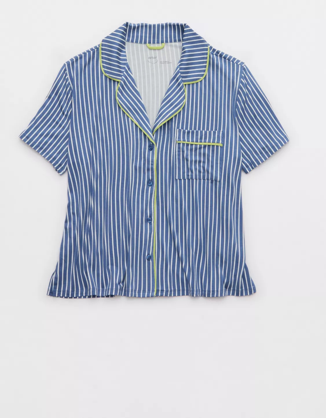 Aerie Real Soft® Short Sleeve Pajama Shirt | American Eagle Outfitters (US & CA)