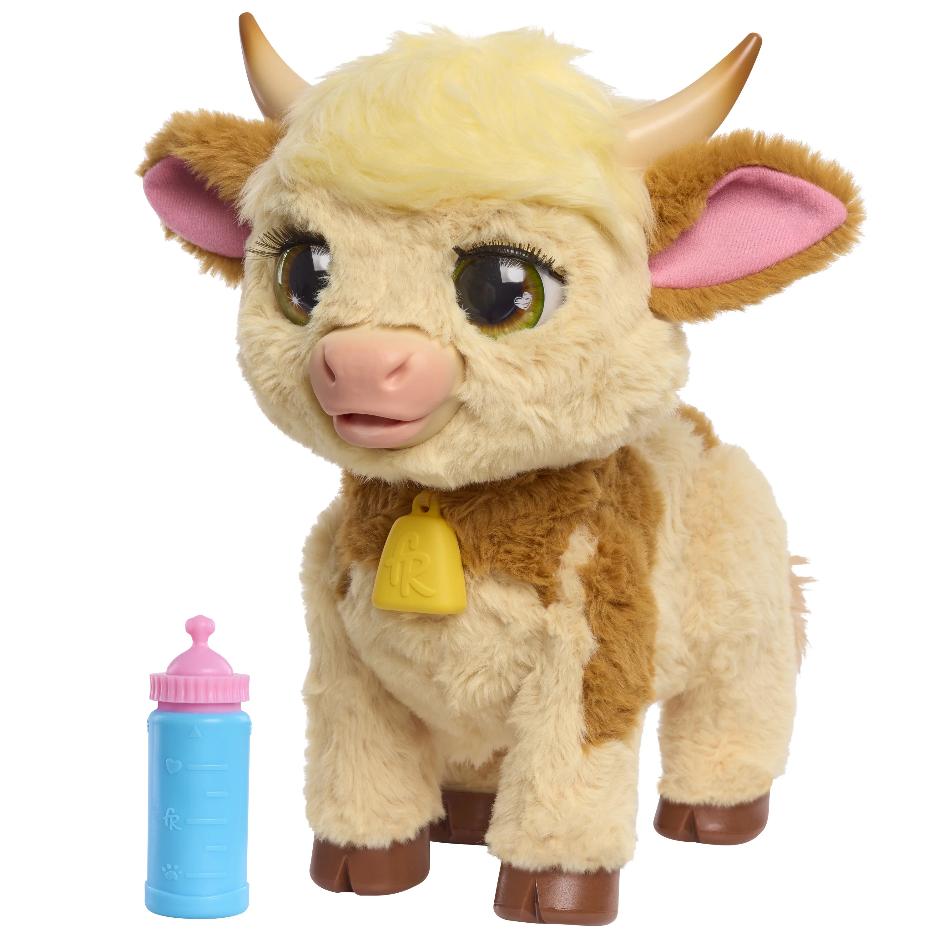 furReal Maggie the Feed & Follow Cow, 11 Inch Interactive Plush Cow, Boys and Girls Ages 4 Up | Walmart (US)