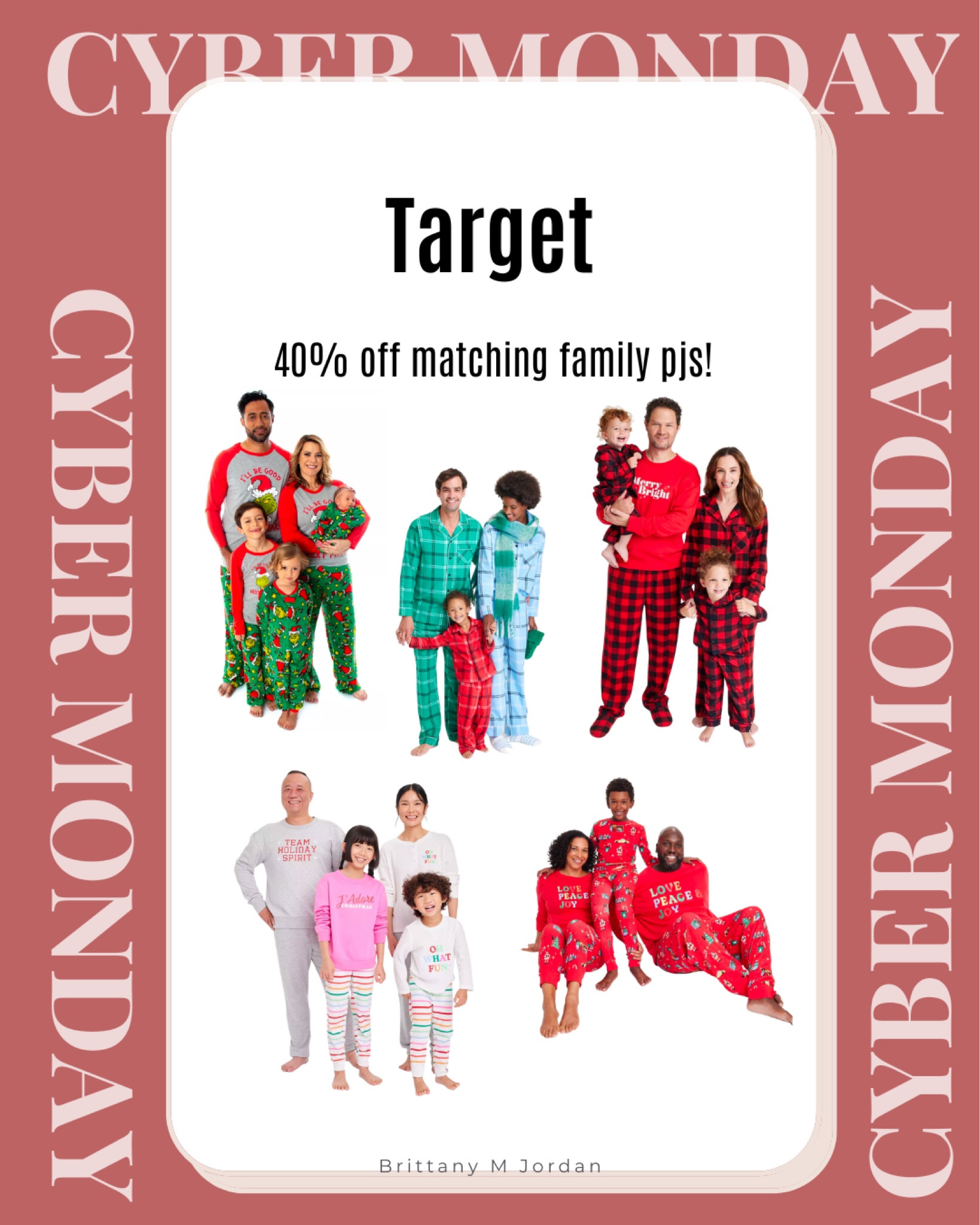 Family matching Christmas pajamas are 40% off! 

#LTKfamily #LTKCyberWeek #LTKsalealert
