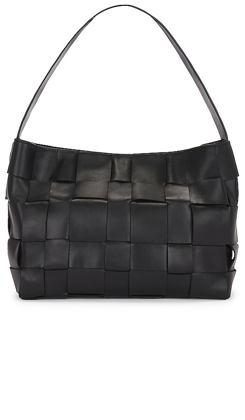 St. Agni Woven Mini Tote in Black. | Revolve Clothing (Global)