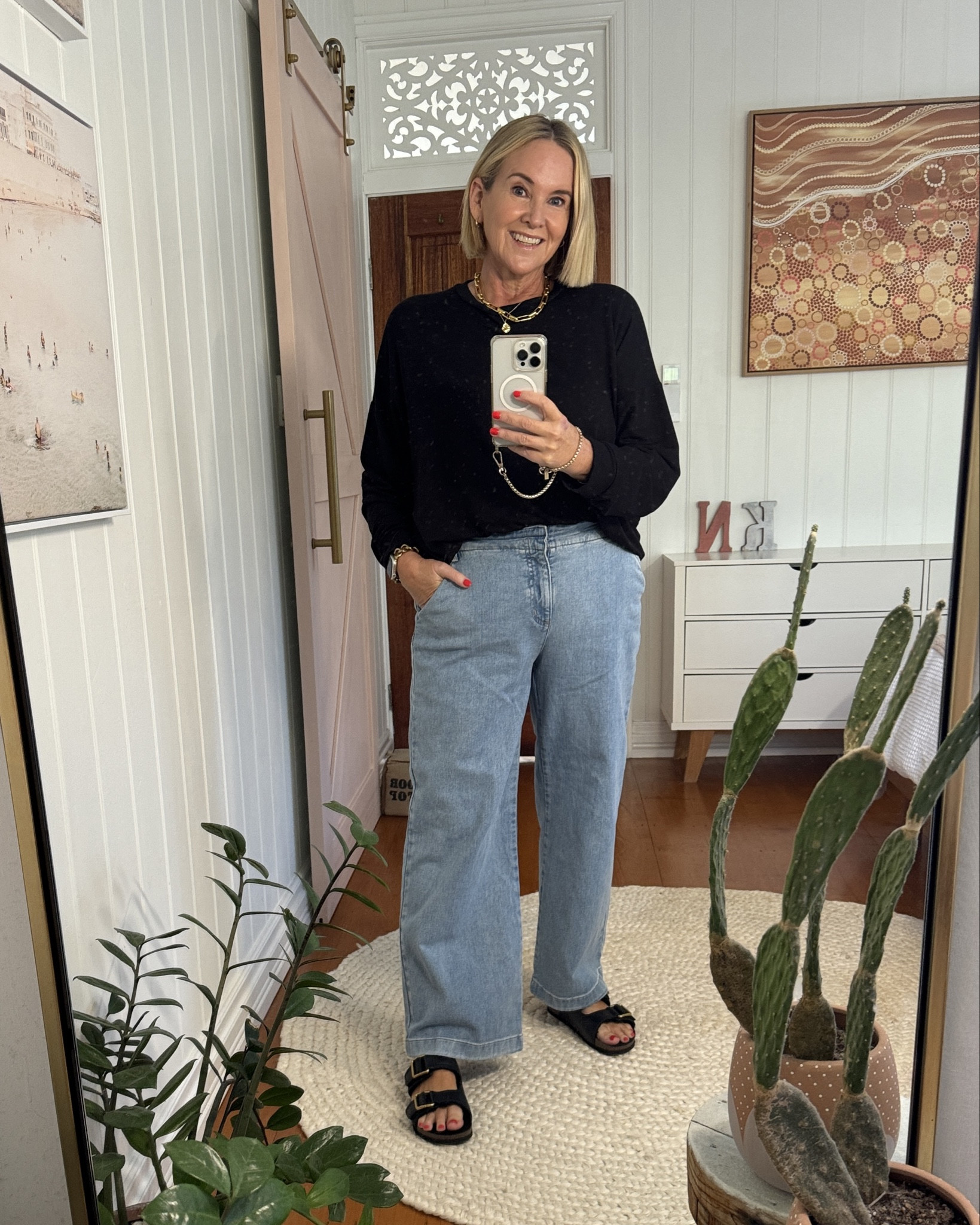 Another great jean find for AW24 2024 - from Country Road. Great cut and 2% elastane for comfort. I’m in size 12. 

#LTKaustralia #LTKmidsize #LTKover50style