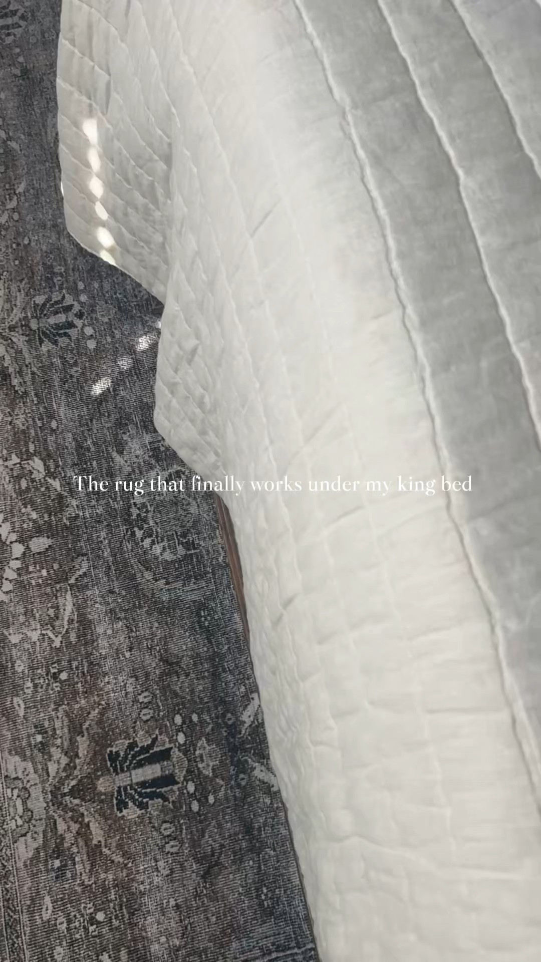 Bedroom refresh, but make it practical 🤍
I’ve tried so many rugs under our king bed and they always buckle, slide, or look messy… until this one.

I’m using the 7 x 9.5 ft size under our king bed, it’s heavy enough to stay flat, the color is the perfect moody neutral, and it honestly looks way more expensive than it was (under $200!).

Linked here so save this if you’re updating your bedding or bedroom!

#AmazonHome #Rug #BedroomDecor 

#LTKHome