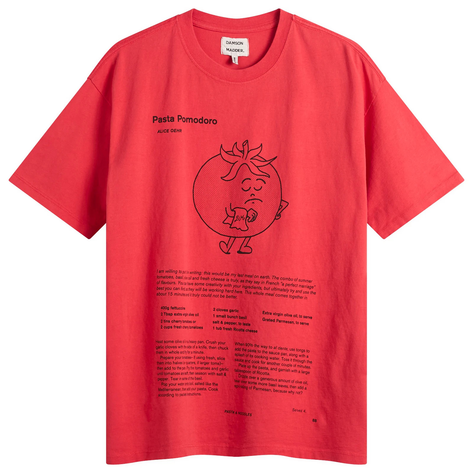 Damson Madder Presented By End. Recipe with Friends Graphic T-Shirt | END. Clothing