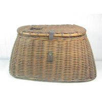 Antique Creel Basket, Vintage Fishing Basket, 1930S Decor, Collectible, Old | Etsy (US)