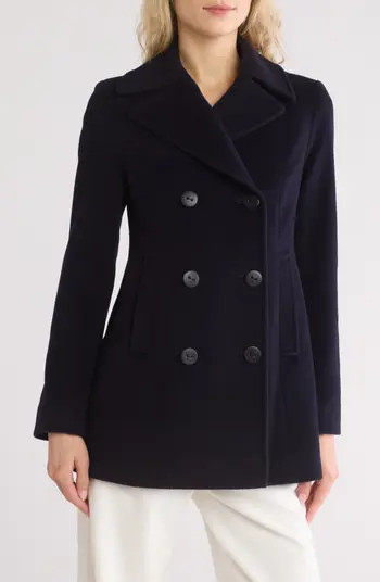 Classic Wool Blend Peacoat | Nordstrom Rack
