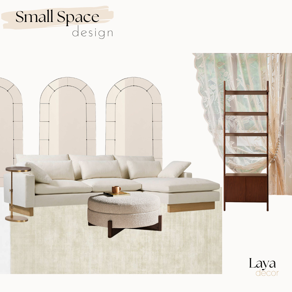 You don't need to add square footage to make a room feel larger. Learn how lighting, mirrors, scale, color, and vertical lines open up any small space. 

 #LTKHome