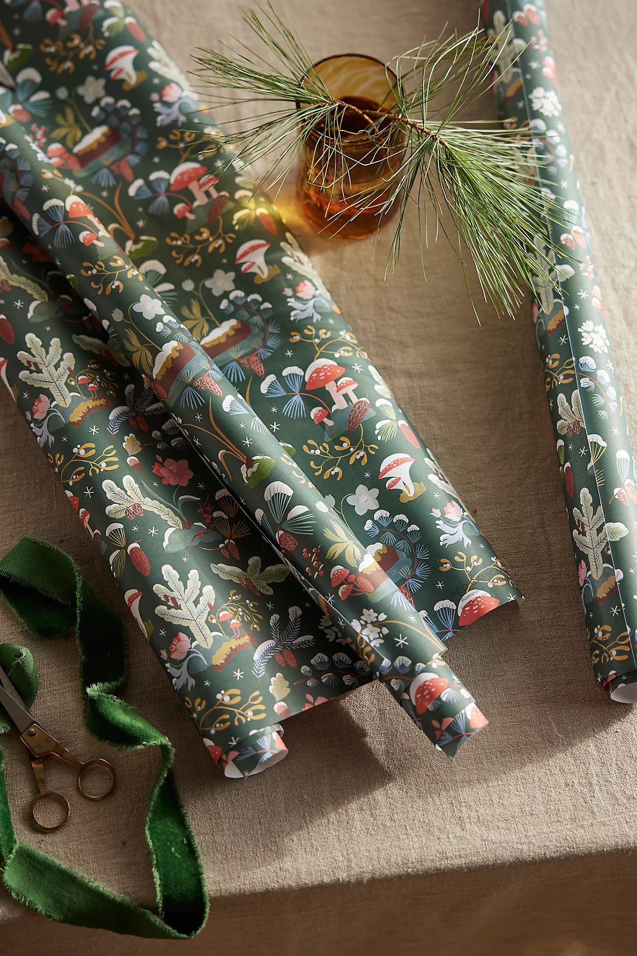 Woodland Wrapping Paper Sheets, Set of 3 | Anthropologie (US)