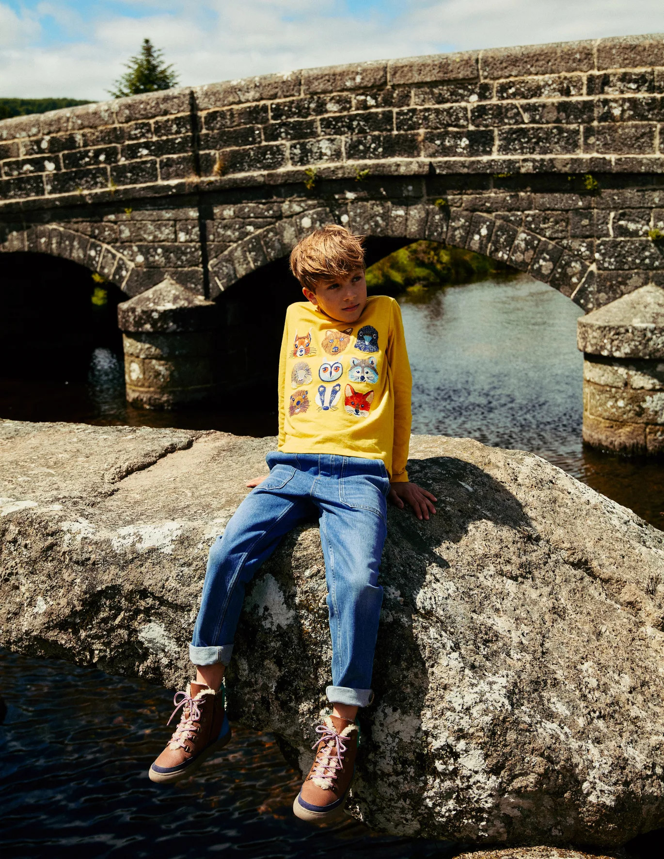 Pull-On Jeans - Mid Wash | Boden US | Boden (US)