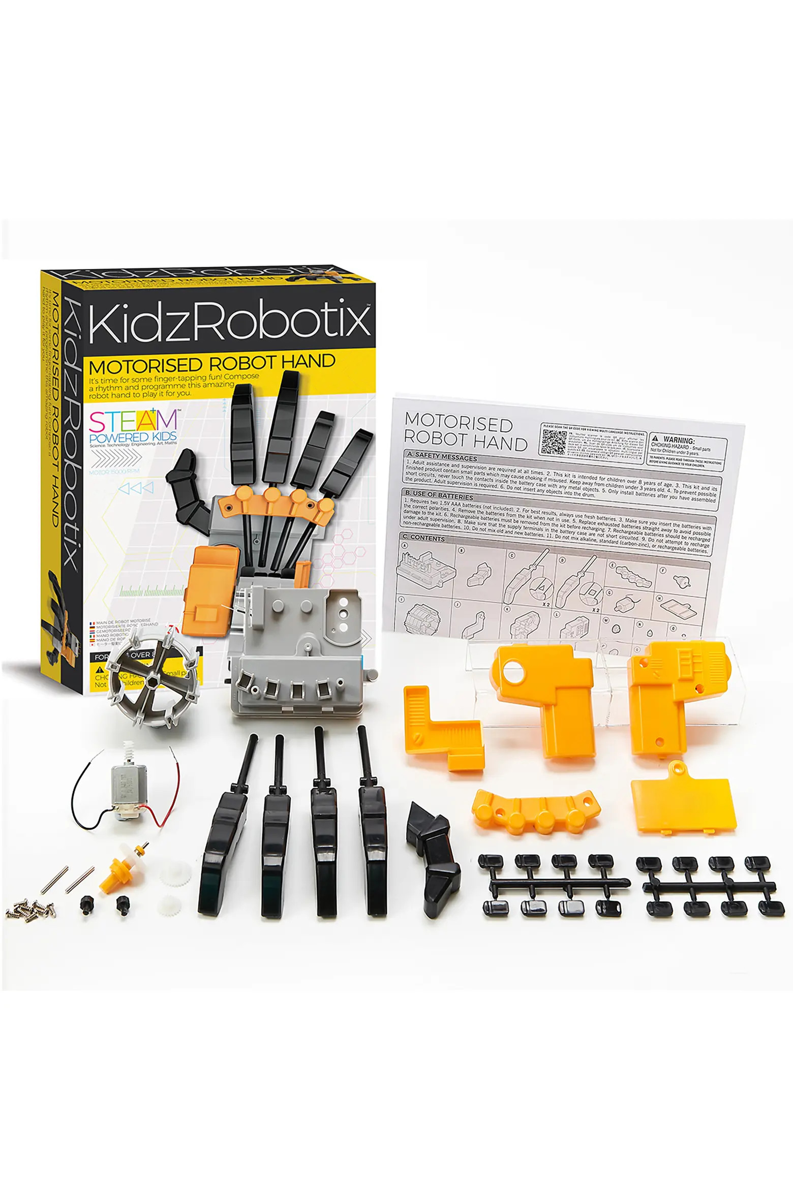 4M KidzRobotix, Motorized Robot Hand DIY Building Science Kit, Kids 8+ | Nordstrom | Nordstrom