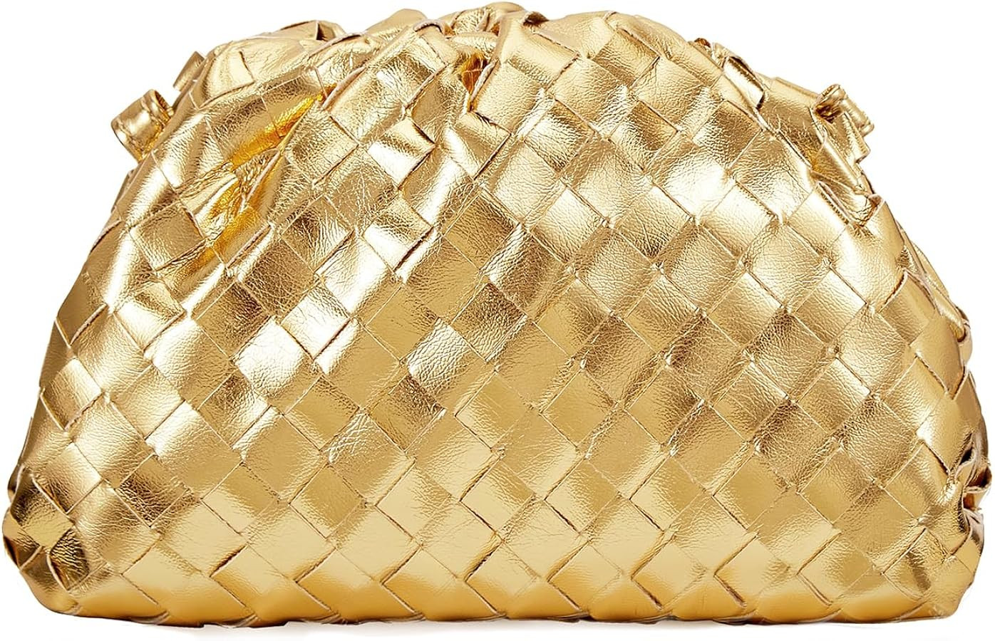Huralona Dressy Pleated Vegan Leather Clutch Purse Super Soft Cloud Dumpling Clutch Bag for Women... | Amazon (US)
