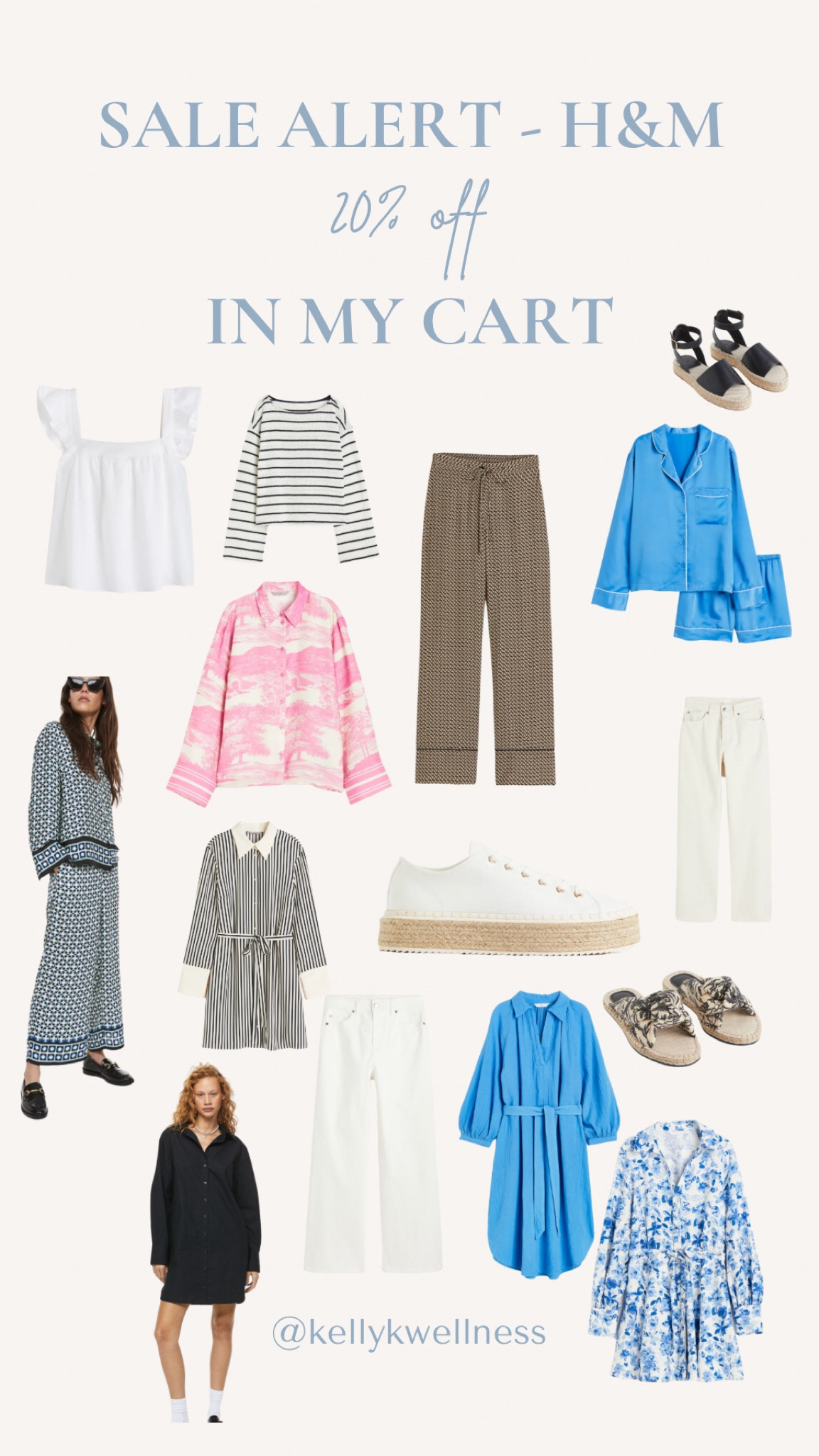 20% off H&M Spring Finds: Spring dresses, spring sets, spring shoes, spring pjs, spring trends, French blue, satin set, satin pjs, eyelet top, spring bags, canvas bag, canvas shoes, espadrilles, draw bag, French style 


Classic fashion, classic style, preppy style, preppy fashion, fashion inspo, ootd, outfit of the day, what i wore, get ready with me, womens fashion, coastal chic, capsule wardrobe, capsule collection


#LTKSale #LTKstyletip #LTKunder100