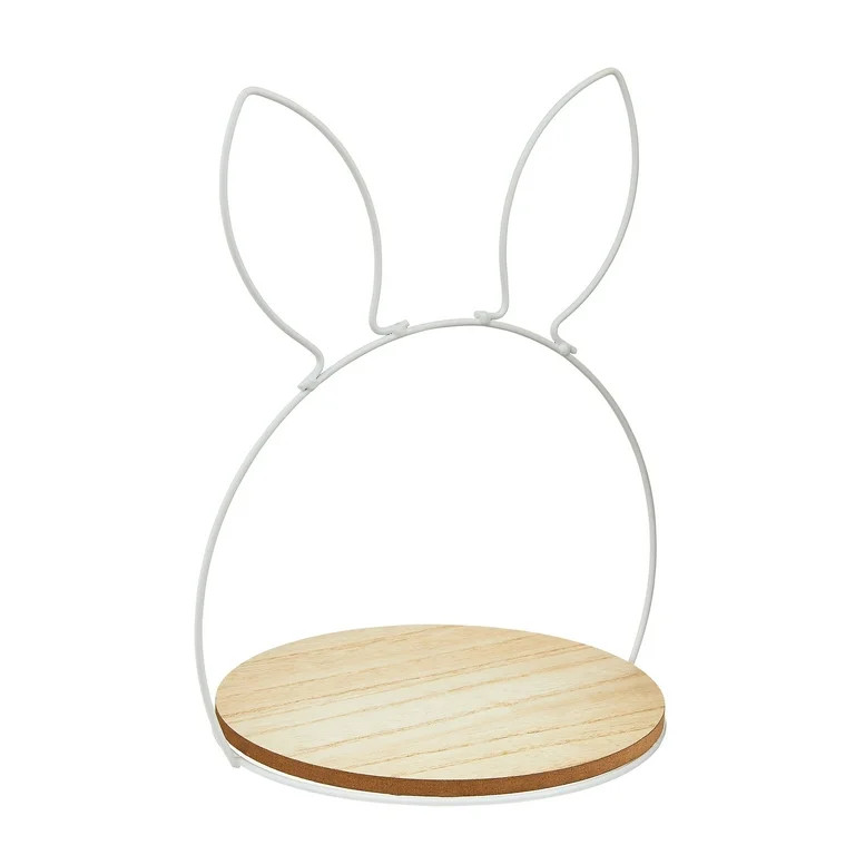 Easter White Wire Bunny Stand, 12 in, by Way To Celebrate | Walmart (US)