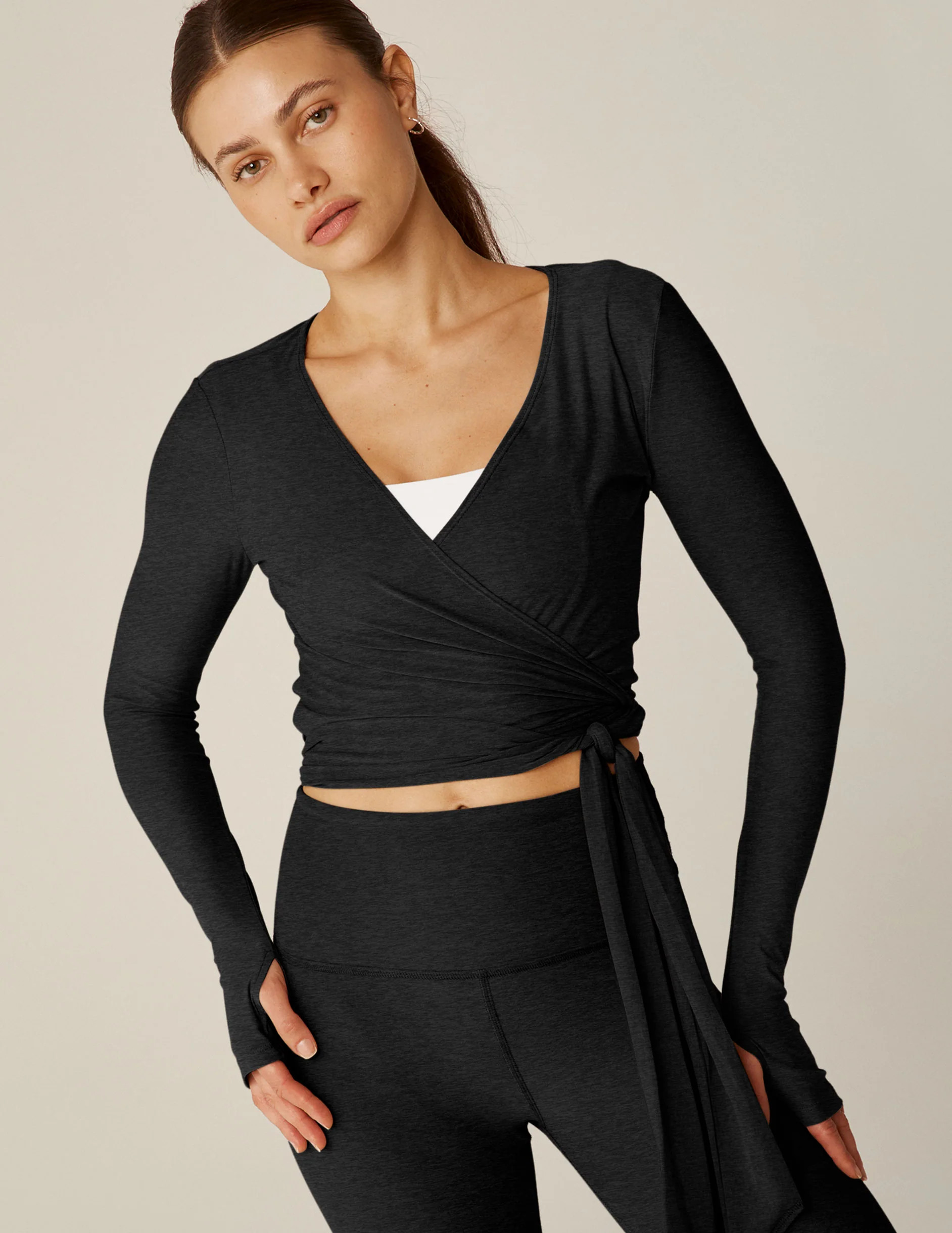Featherweight Waist No Time Wrap Top | Beyond Yoga | Beyond Yoga