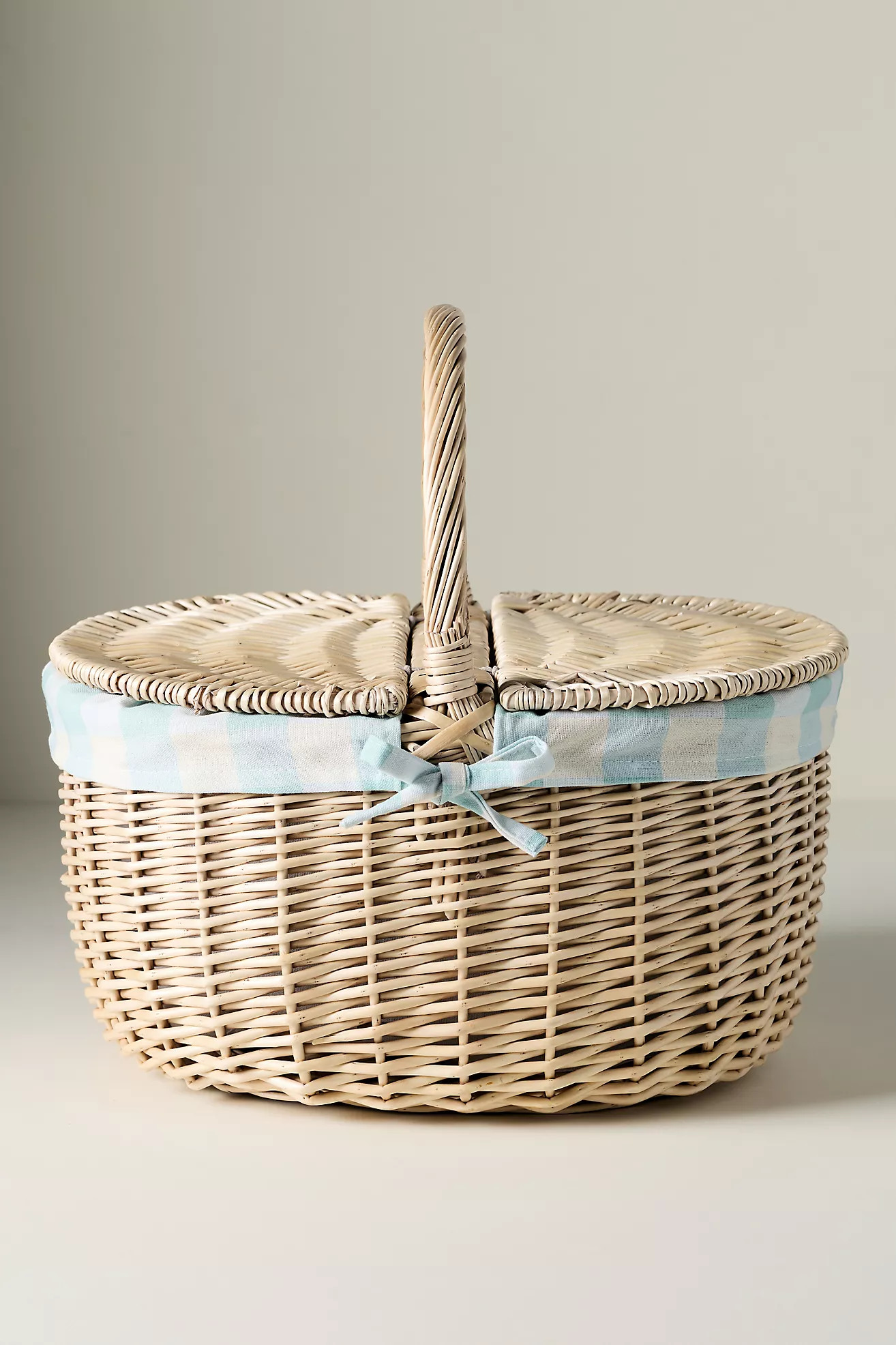 Country Woven Picnic Basket | Anthropologie (US)