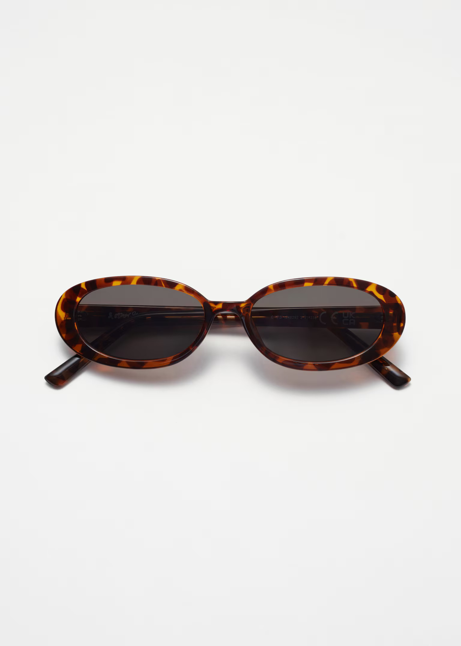 Slim Oval-Frame Sunglasses - Tortoise - & Other Stories GB | & Other Stories UK