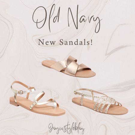 Old Navy sandals / summer sandals / vacation sandals / Strappy Toe-Cross Sandal / Faux-Leather Braided Flat Sandals / Faux-Leather Link Strap Sandals

#LTKSaleAlert #LTKOver40 #LTKShoeCrush