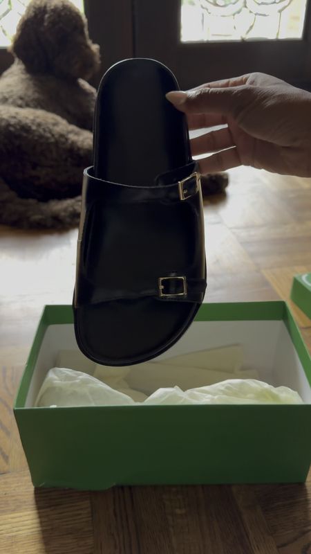 The perfect black sandal for summer! Buckle detail 

#LTKShoeCrush #LTKStyleTip
