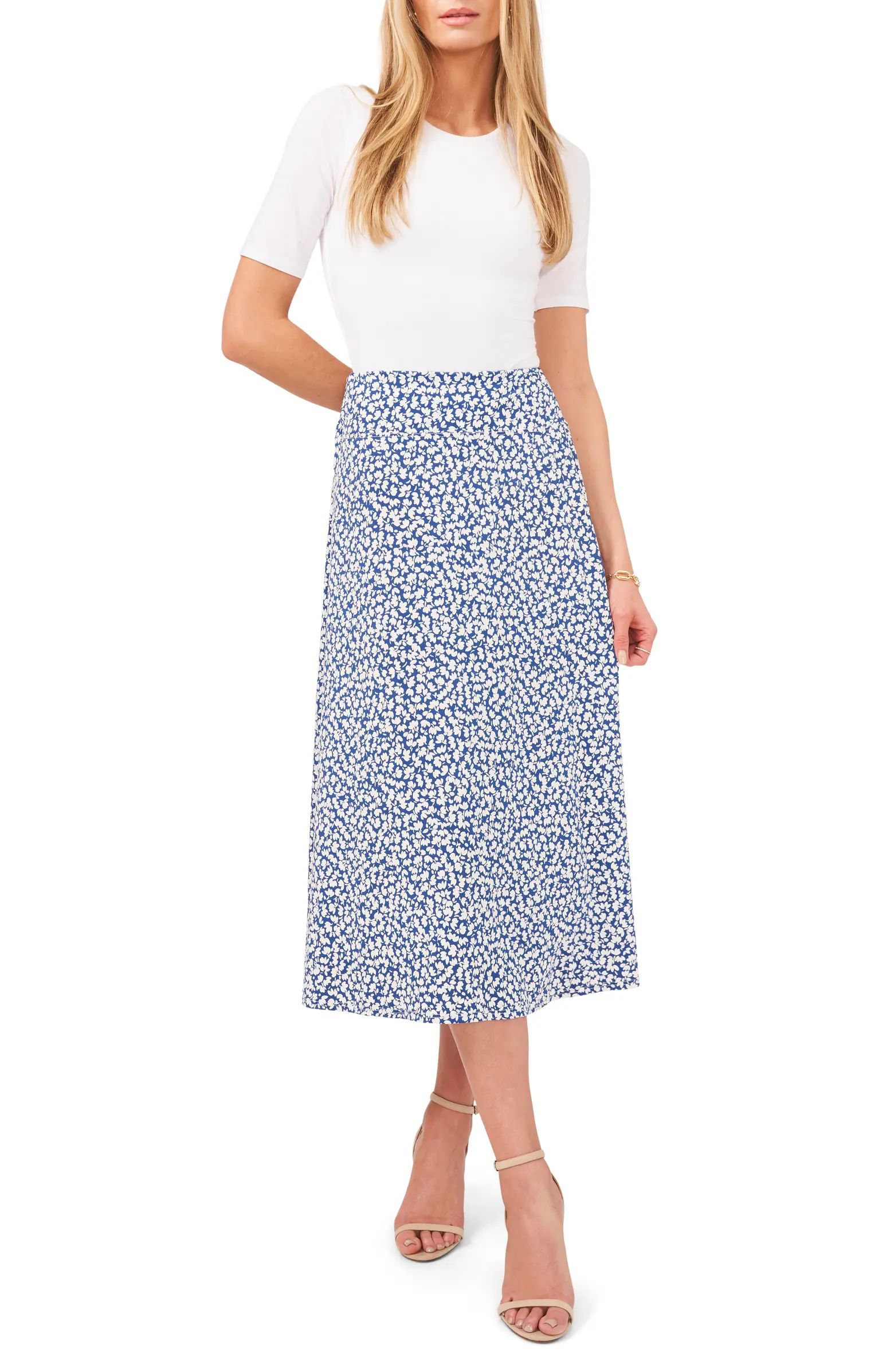 Floral Print Midi Skirt | Nordstrom