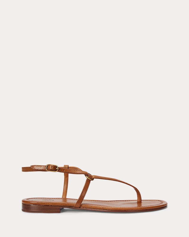 O-Ring Leather Sandal | Ralph Lauren (UK)