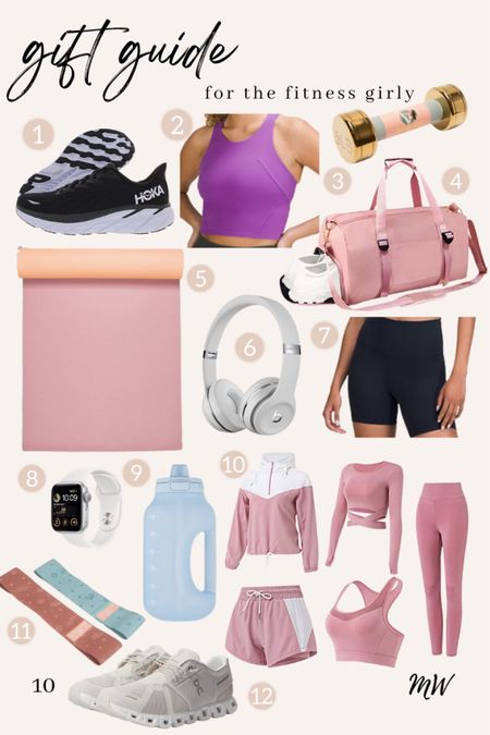 gift guide / workout / fitness / gym / women’s gifts / workout set / headphones / tennis shoes / watch / yoga mat / workout clothes / Christmas gifts

#LTKHoliday #LTKunder50 #LTKunder100
