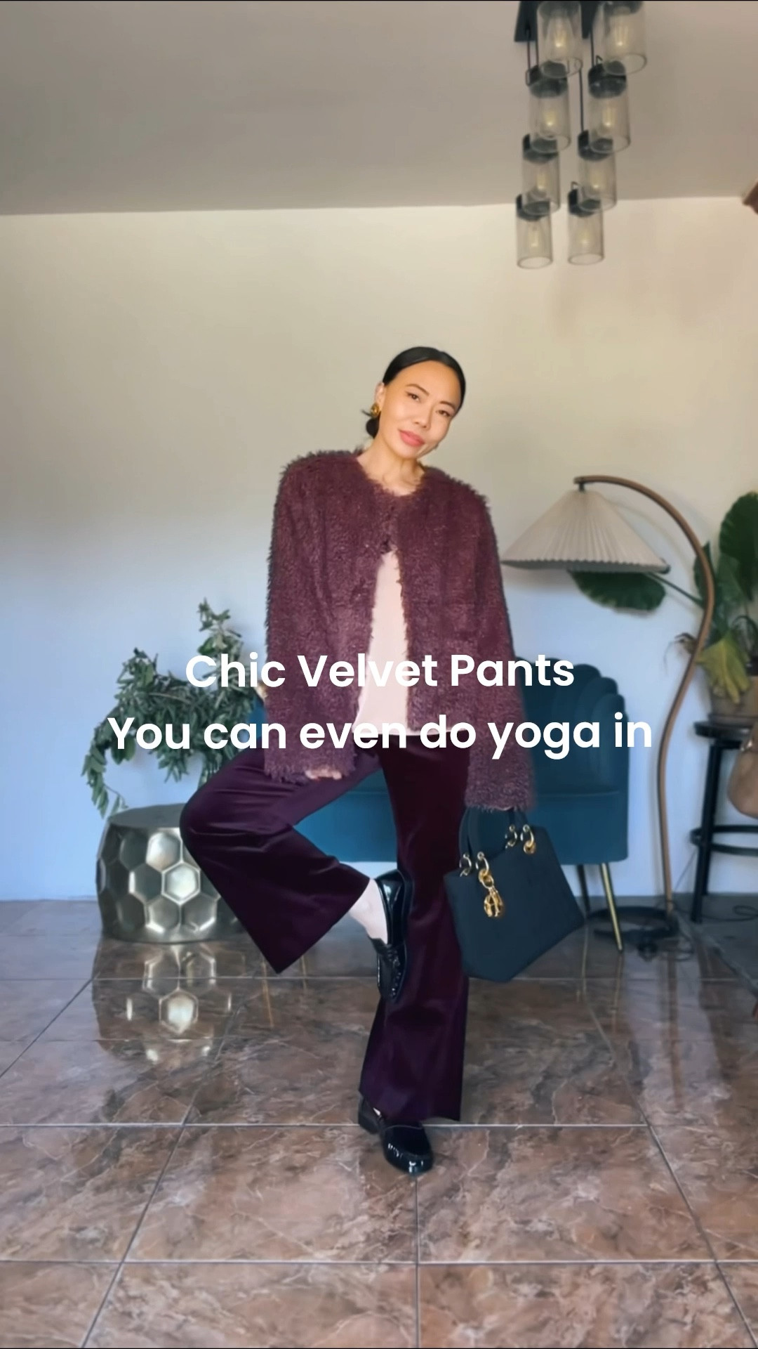 Chic Velvet Pants You Can Even Do Yoga In.

I’m wearing petite size 0 here, but I could’ve gone with a petite 00.

#LTKOver40 #LTKPetite #LTKHoliday