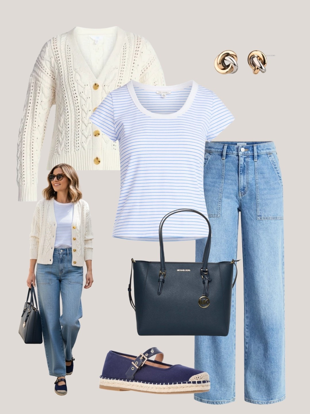Affordable spring outfits 🌸 Can’t get over how good Walmart is right now!  So many pretty spring fashions 🎉 Which outfit is your favorite?

cardigan, striped tee, flutter sleeve top, puff sleeve, denim jacket, tulip sleeve top, olive pants, blue jeans, white jeans, espadrille flats, sneakers, perforated mesh mary jane shoes

#springoutfits #outfitinspo  #Walmart #walmarthaul #walmartstyle walmartfashion walmartdeals lookforlessstyle