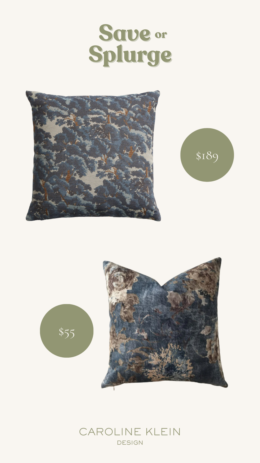Save or Splurge: Foliage Pillow 

 #LTKHome #LTKFindsUnder100