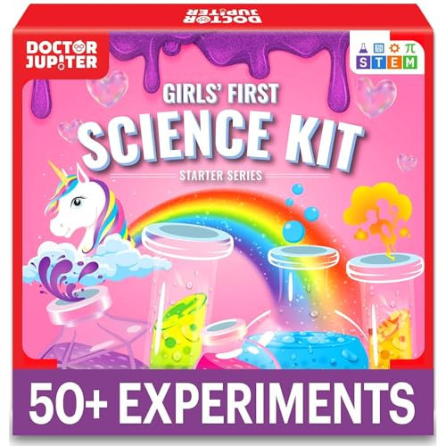 Doctor Jupiter Girls’ First Science Kit for Kids Ages 4-5-6-7-8-9-10-11-12 | Birthday Gift Ideas for 4+ Year Old Girls | STEM Learning & Educational Toys | Preschool Learning Activities | Amazon (US)