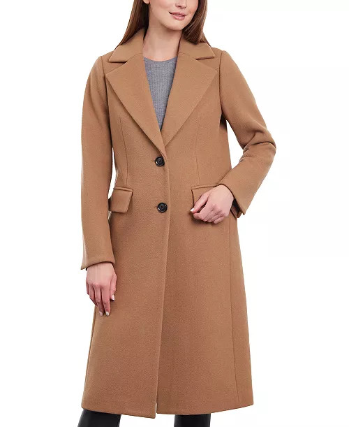 MICHAEL Michael Kors Women's Single-Breasted Coat, Created for Macy's - Macy's | Macy's