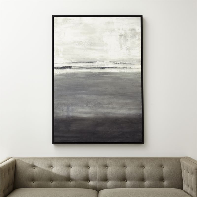 Gray Horizon Print + Reviews | Crate and Barrel | Crate & Barrel