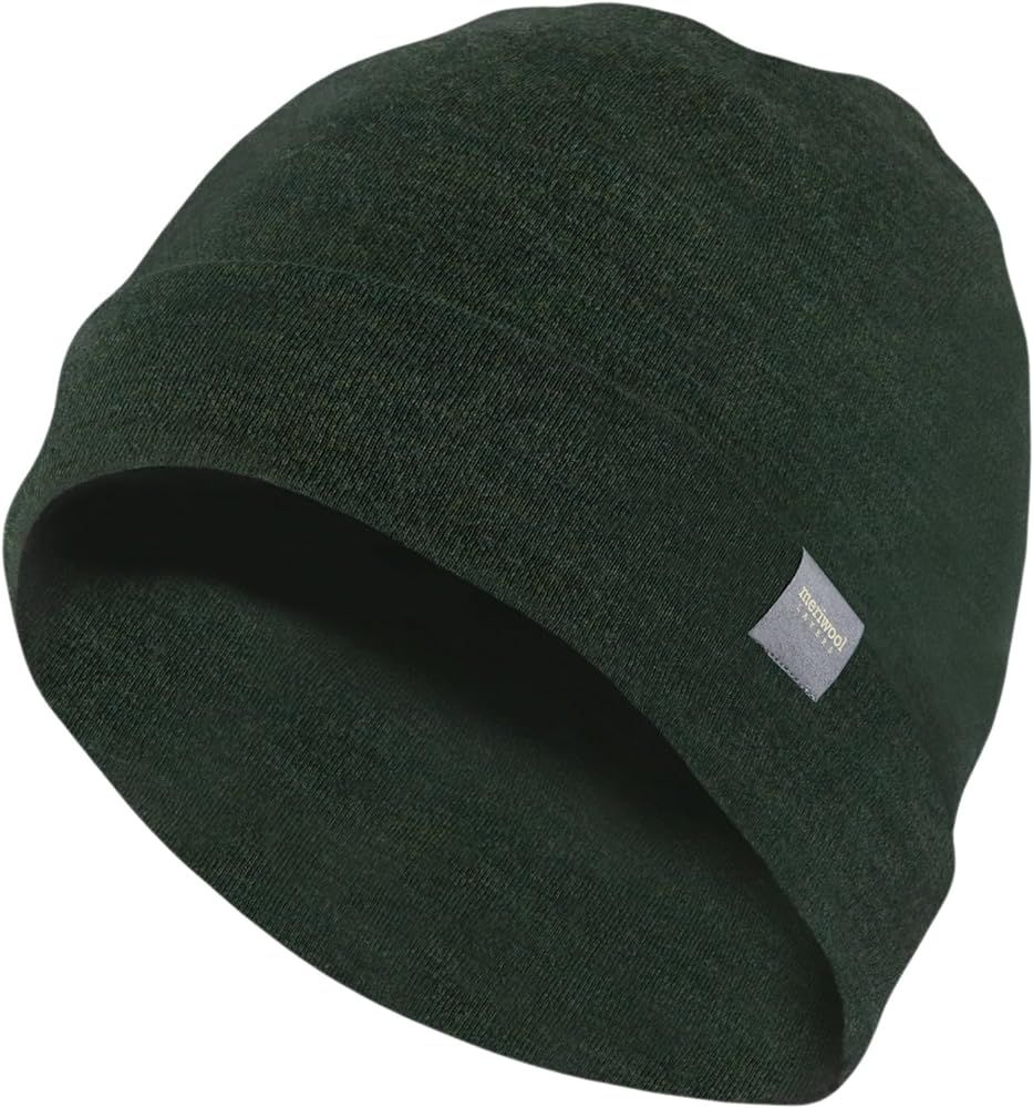 MERIWOOL Unisex Merino Wool Cuff Beanie Winter Hat for Men and Women | Amazon (US)