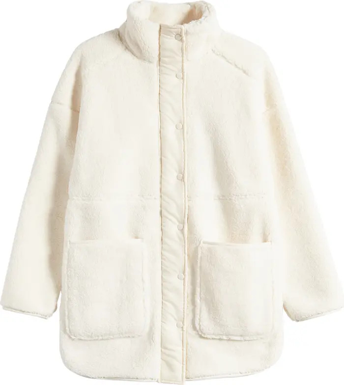 Cozy Faux Shearling Jacket | Nordstrom