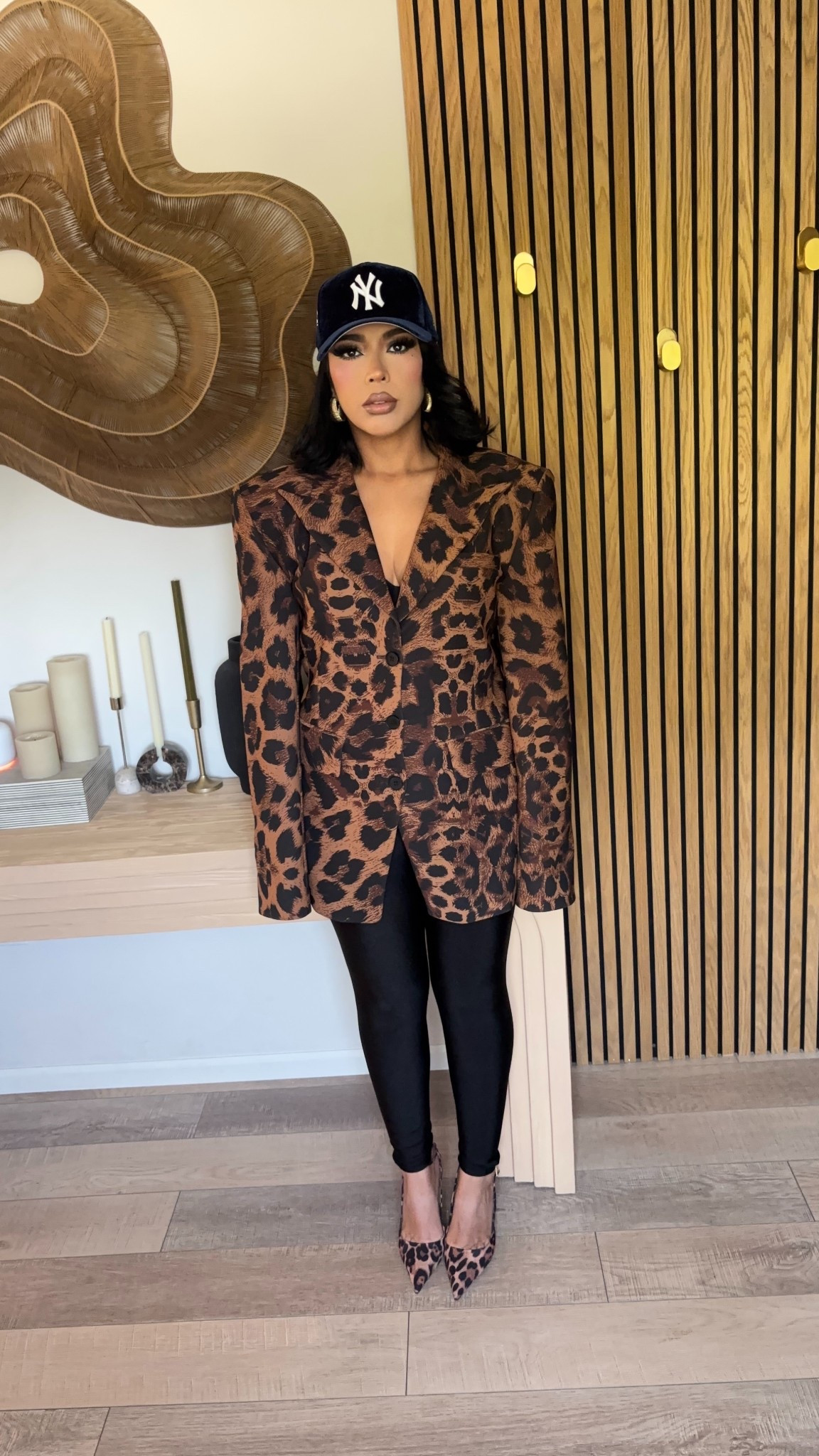 Leopard blazer 