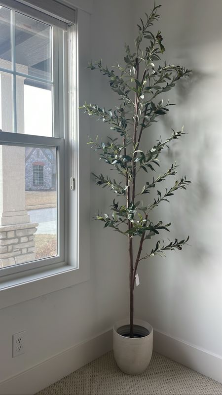 my 82” faux olive tree is 30% off today with code DAISY making it just slightly over $100! this is such a great find and would be perfect for a nursery, bedroom or any space in your home. 🤍 olive tree | faux tree | home decor sale | olive plant | nursery decor | interior design

#LTKfamily #LTKbaby #LTKhome