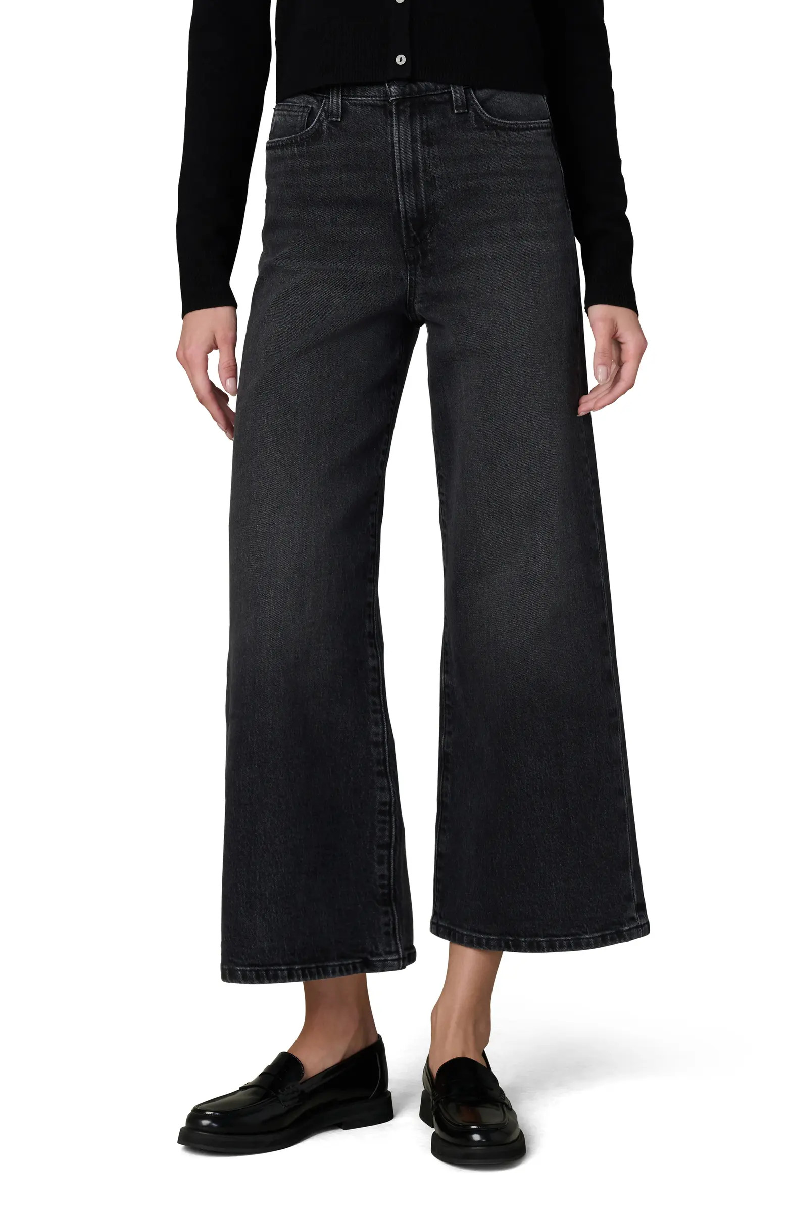 The Mia High Waist Ankle Wide Leg Jeans | Nordstrom