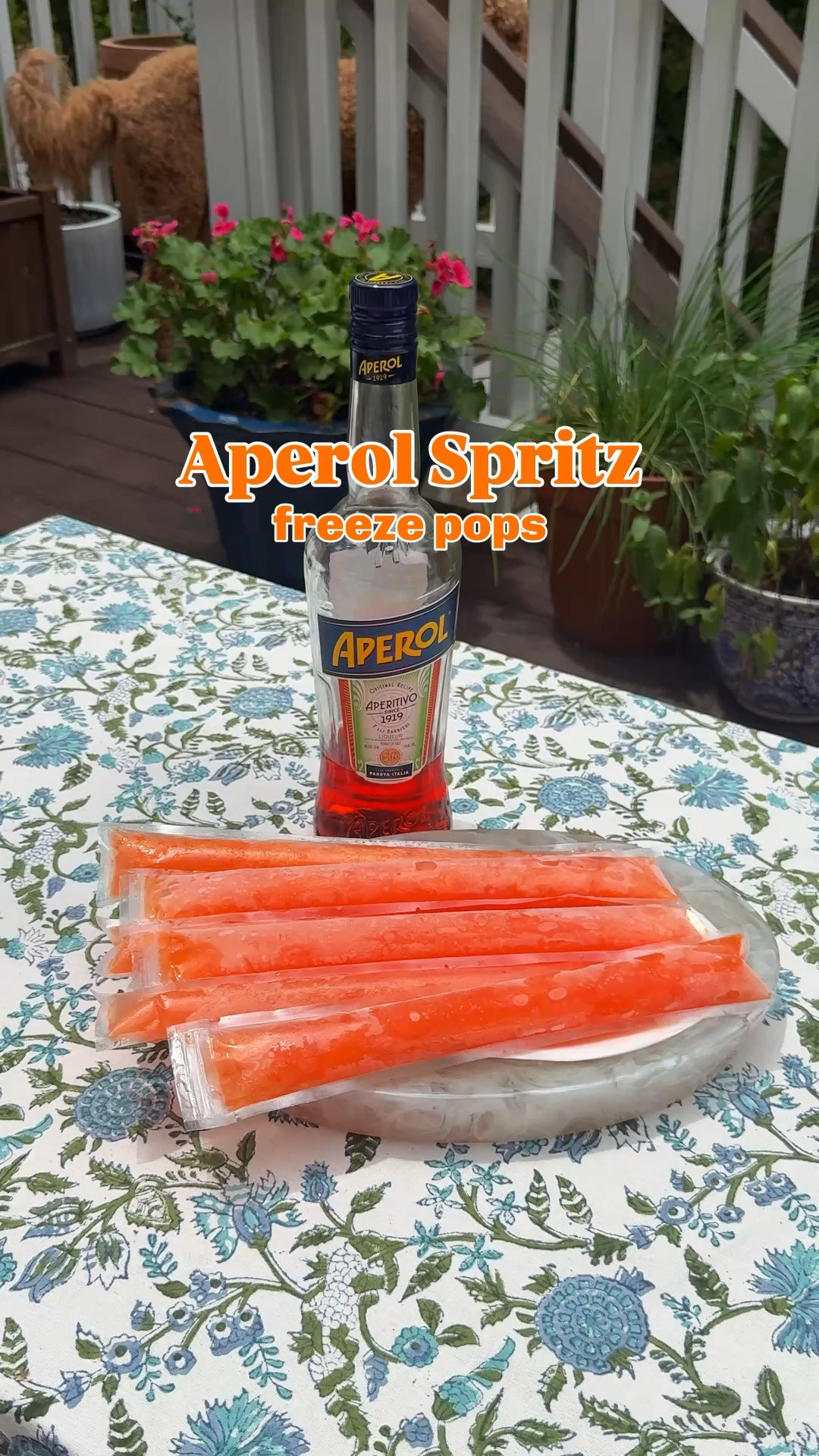 🍊 Aperol Spritz Freeze Pops 🍊

#LTKHome #LTKSeasonal