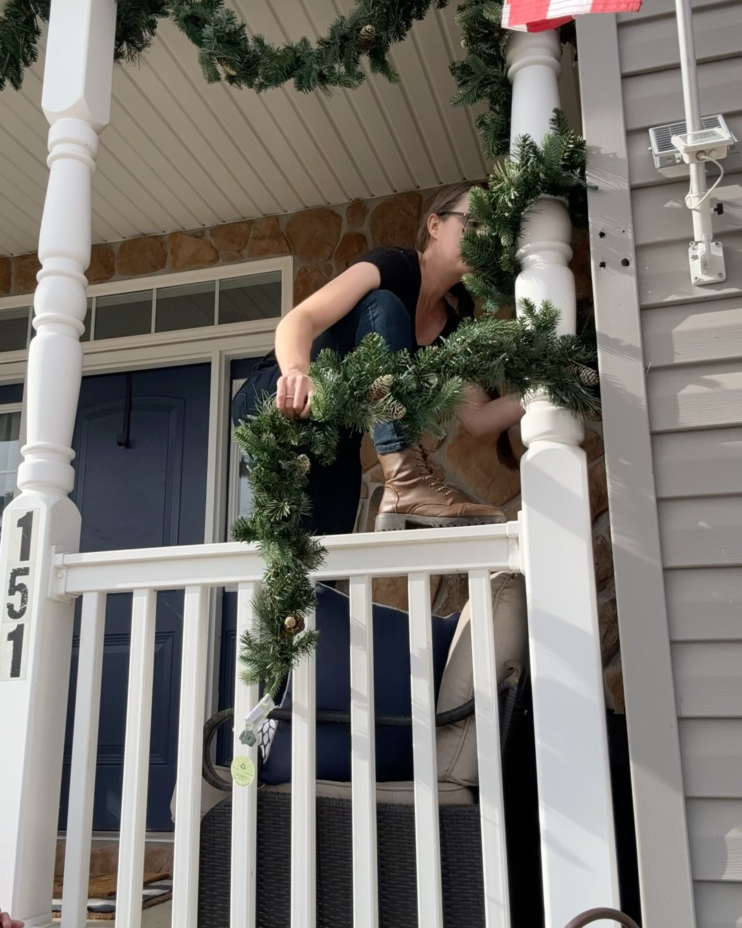 Outdoor garland & winter-wonderland ! 

#LTKHoliday #LTKHome #LTKSeasonal