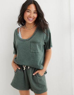 Aerie Voop Oversized Boyfriend T-Shirt | Aerie