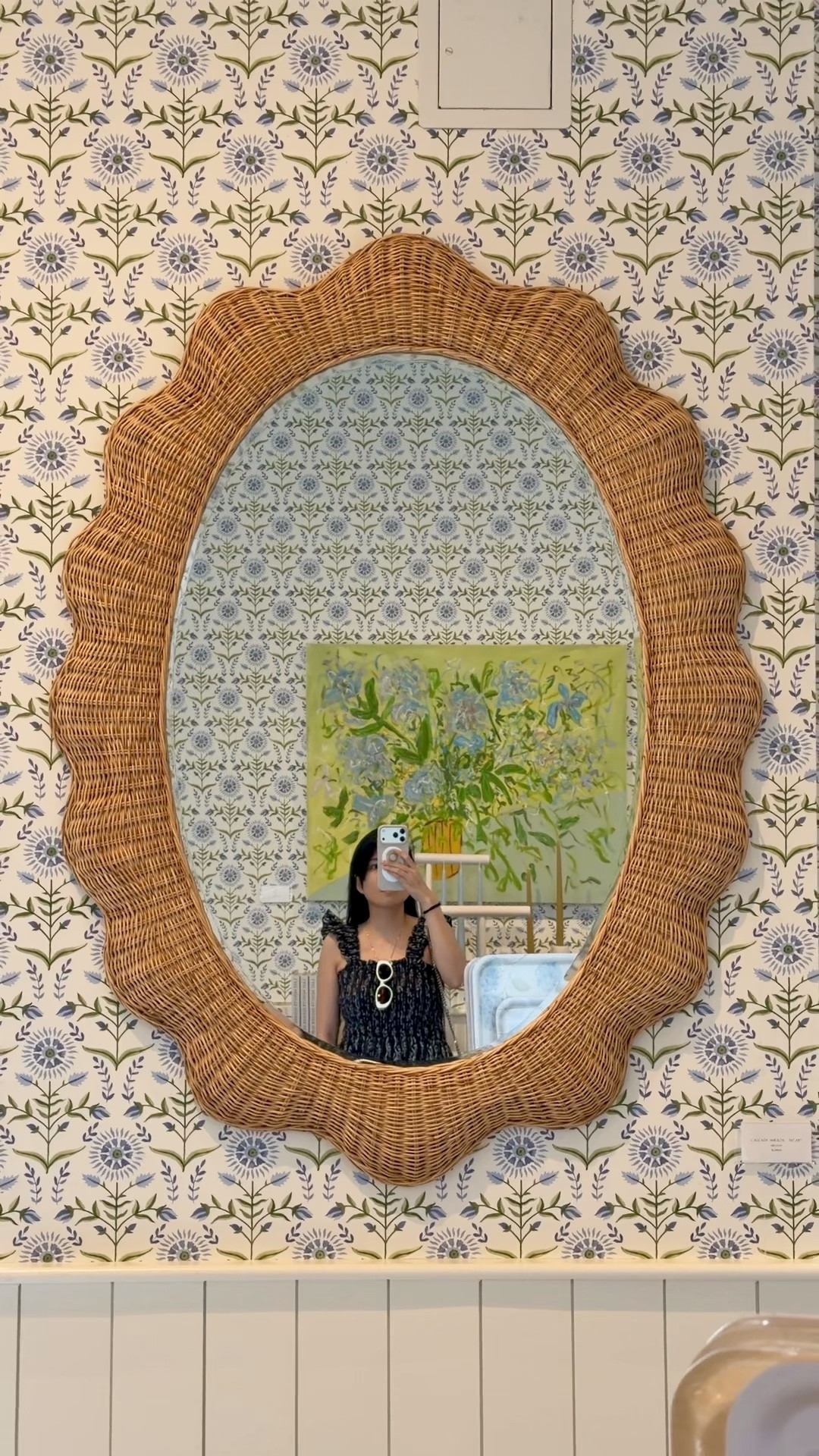 Sale alert at Serena & Lily! 😍 The Sunflower Wallpaper in Coastal Blue adds such a fun, playful print to the space, and it pairs beautifully with the Cascade Mirror with its natural rattan texture. 🩵 The mix of pattern and woven detail creates a charming focal point. 🌻 The wallpaper also comes in four other colors, making it easy to customize the look. Linked both pieces and more Serena & Lily finds! 🙌🏻 #SerenaAndLily #WallpaperInspo
#HomeDecor

#LTKSaleAlert #LTKHome