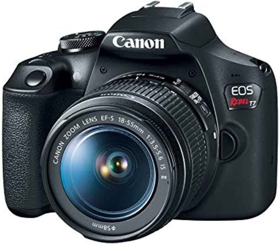 Canon EOS Rebel T7 DSLR Camera with 18-55mm Lens | Built-in Wi-Fi | 24.1 MP CMOS Sensor | DIGIC 4... | Amazon (US)