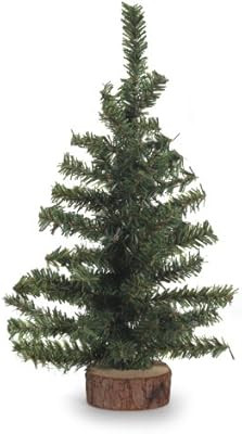 Darice Canadian Pine Tree with Wood Base: 60 Tips, 12 inches, 12", Green | Amazon (US)