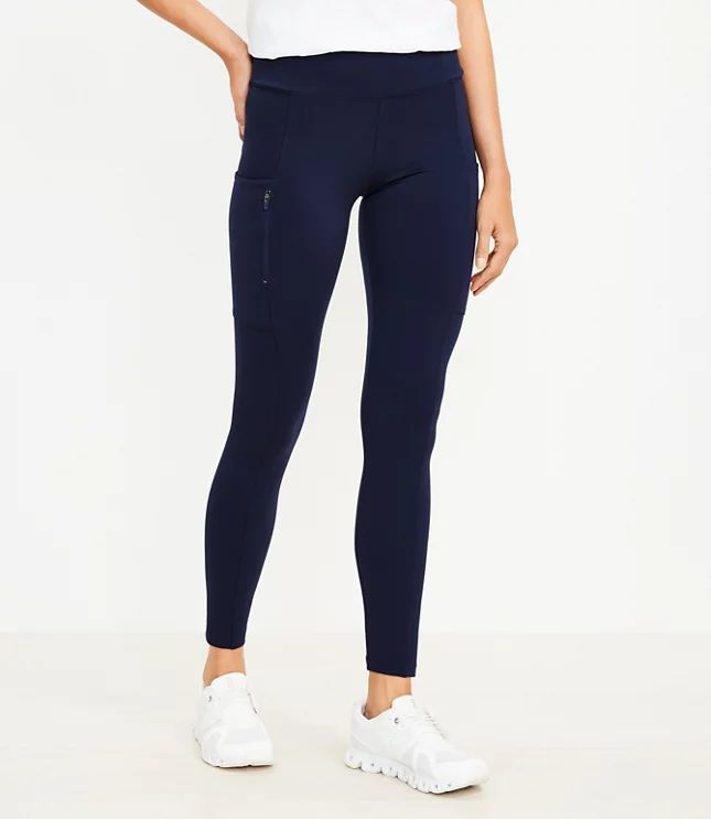 Lou & Grey Feel Good Zip Pocket Leggings | LOFT