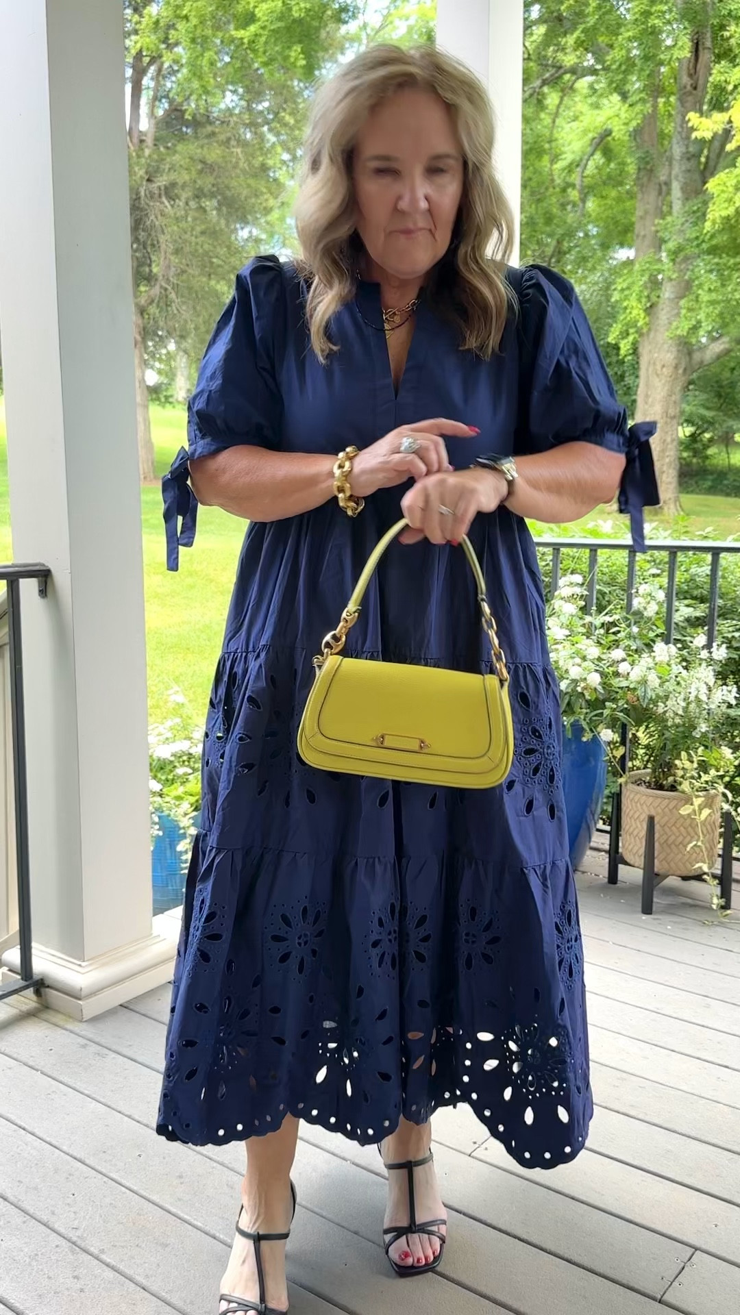 Dress wearing size XL. It is loose fitting and this cutout detail is beautiful. Very high quality dress. 

15% off your order code NANETTE15

Wedding guess dress summer dress cruise wear 

#LTKFindsUnder100 #LTKWedding #LTKOver40