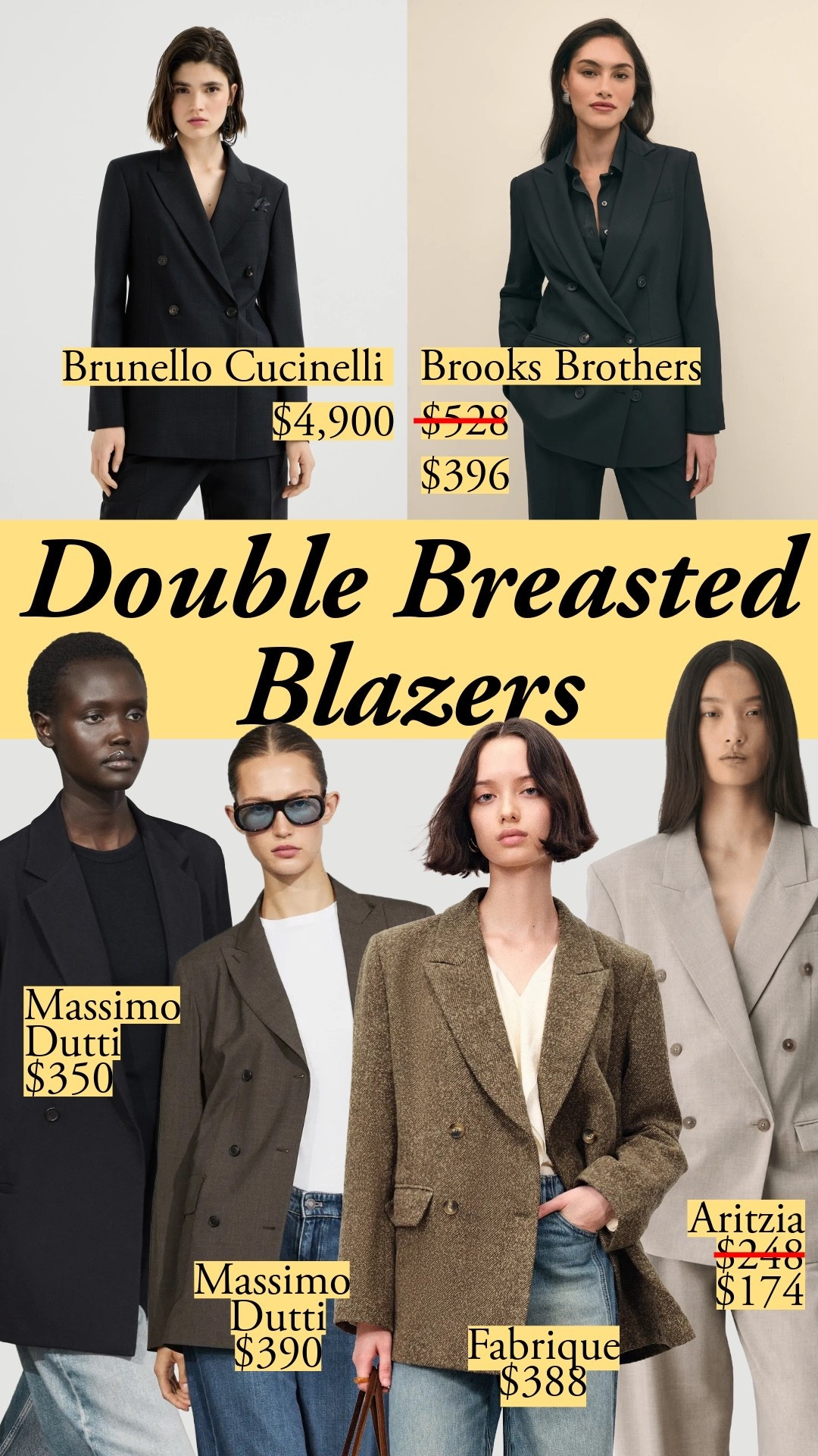 Brooks Brothers on sale through 10/12! Wool and cashmere blazers from $174, all under 30% synthetic, picked for fiber and construction.