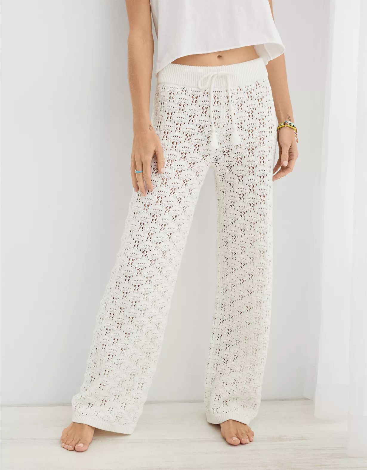 Aerie Crochet Cover Up Pant | American Eagle Outfitters (US & CA)