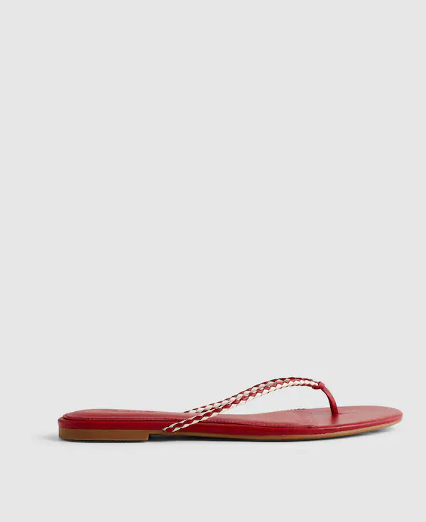 The Iggy Braided Thong Sandal | Madewell