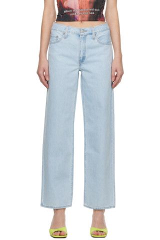 Blue 80's Mom Jeans | SSENSE